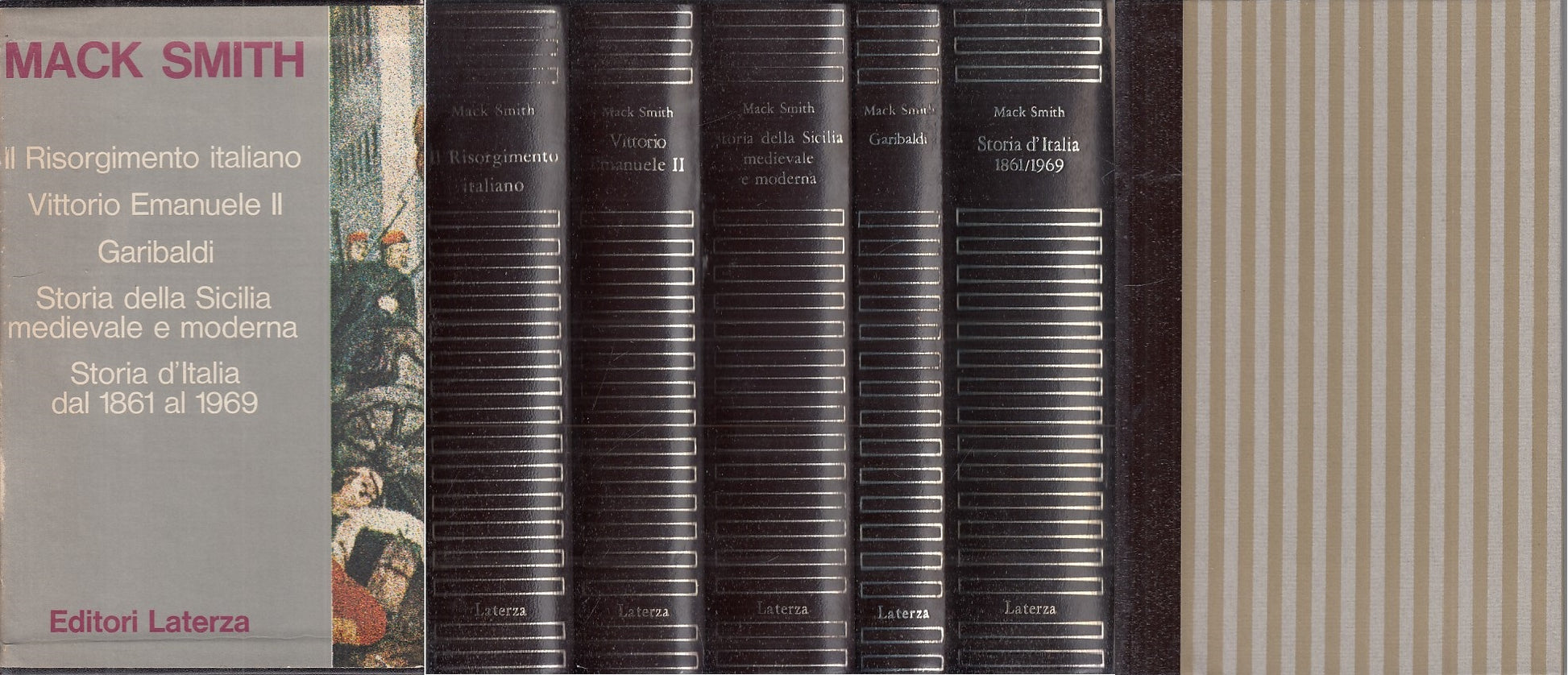 LS- STORIA D'ITALIA 5 VOLUMI - MACK SMITH - LATERZA- STORICA-- 1970 - C - ZFS456