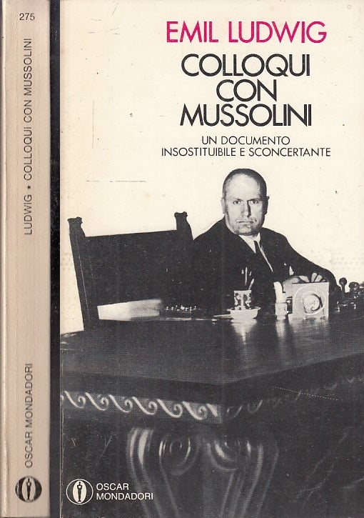 LS- COLLOQUI CON MUSSOLINI- EMIL LUDWIG- MONDADORI- OSCAR- 1a ED.- 1970- B- MLT2