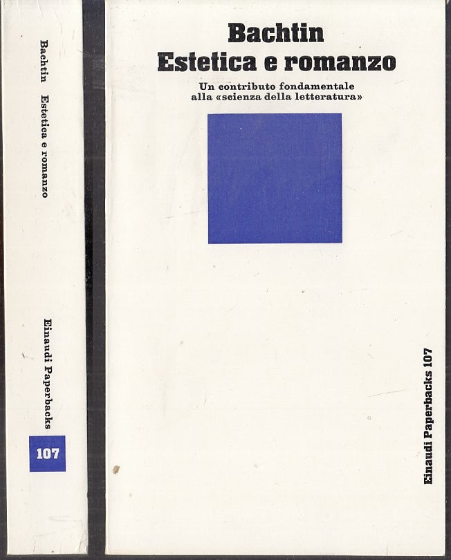 LS- ESTETICA E ROMANZO STUPENDO - BACHTIN- EINAUDI- PAPERBACKS-- 1979- B- XFS54
