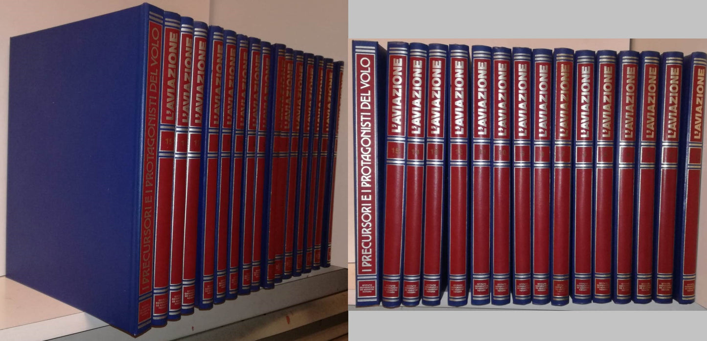 LZ- ENCICLOPEDIA AVIAZIONE 16 VOLUMI COMPLETA -- DeAGOSTINI --- 1982 - C - YFS