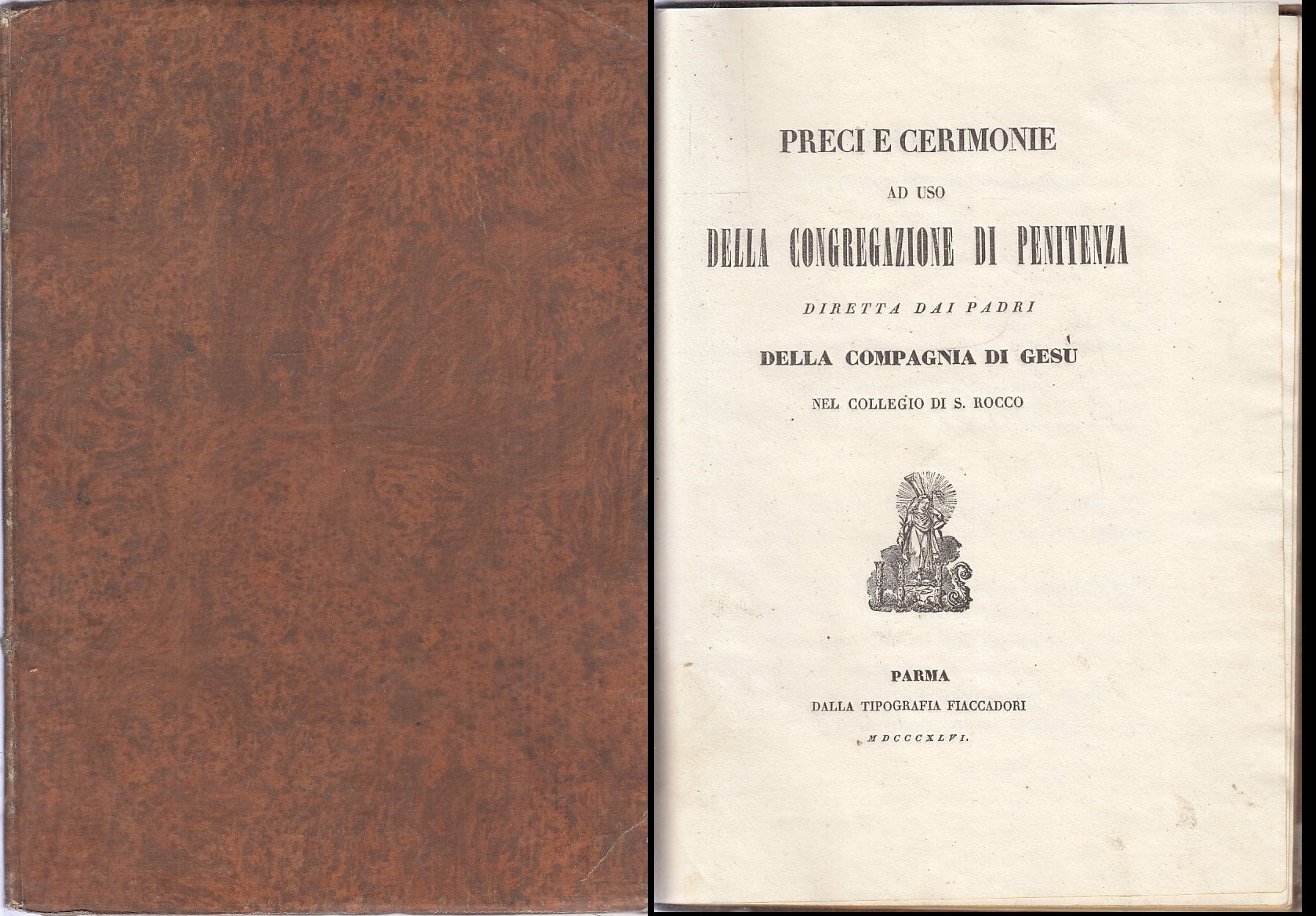 LH- PRECI E CERIMONIE COMPAGNIA GESU' -- FIACCADORI PARMA --- 1846 - C- XFS129