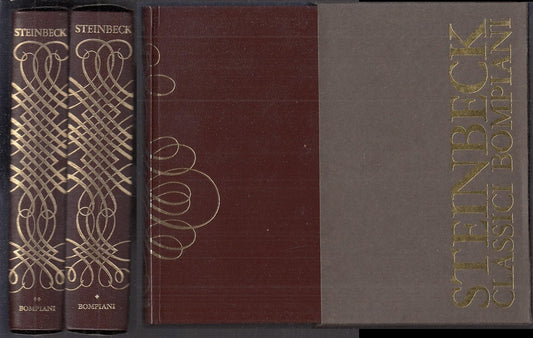 LN- ROMANZI 2 VOLUMI - JOHN STEINBECK - BOMPIANI - CLASSICI -- 1972 - C- XFS116