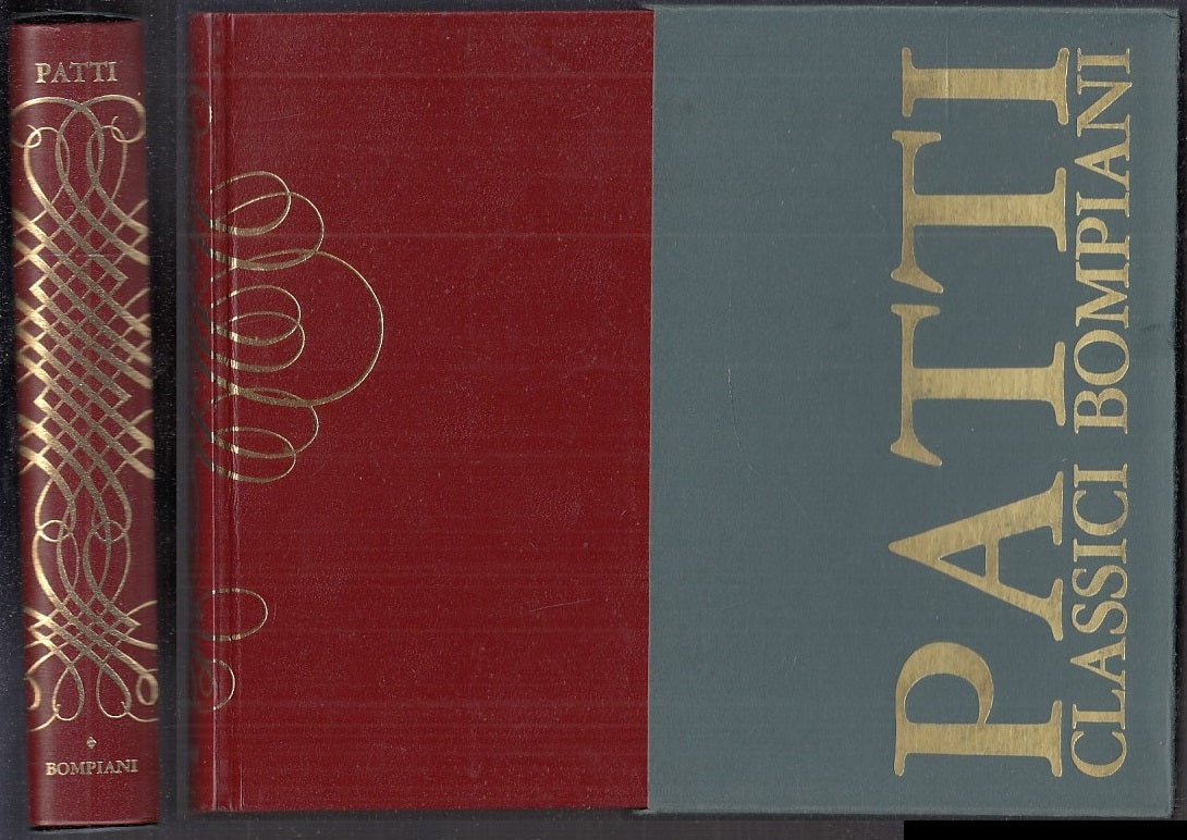 LN- OPERE GIOVANINO CUGINA - ERCOLE PATTI - BOMPIANI- CLASSICI-- 1972- C- XFS116