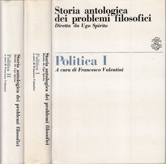 LS- STORIA ANTOLOGICA PROBLEMI FILOSOFICI POLITICA-- SANSONI--- 1969- CS- YFS374