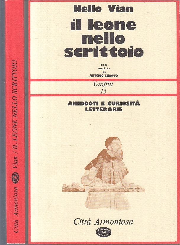 LN- IL LEONE NELLO SCRITTOIO - NELLO VIAN - CITTA' ARMONIOSA --- 1980- B- XFS116