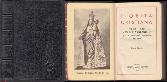 LD- FIORITA CRISTIANA PREGHIERE VESPRI -- LIBRERIA SILVOTTI --- 1954 - C - XFS47