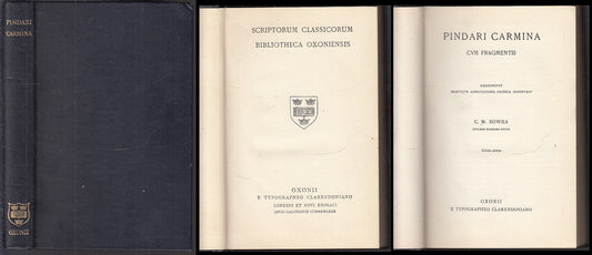 LN- PINDARI CARMINA - BOWRA - OXONII TYPOGRAPHEO CLARENDONIANO--- 1951- C- XFS47