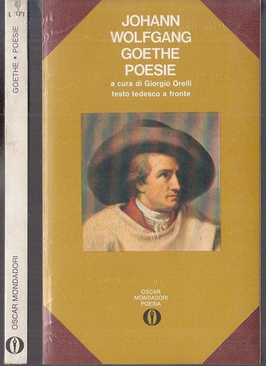 LN- POESIE TEDESCO A FRONTE BLISTERATO- GOETHE- MONDADORI- OSCAR-- 1974-B-XFS117