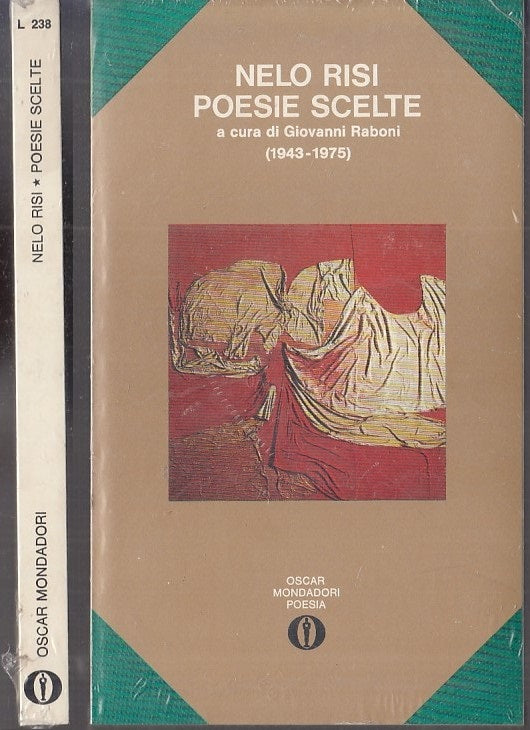 LN- POESIE SCELTE BLISTERATO - NELO RISI - MONDADORI - OSCAR -- 1977 - B- XFS117