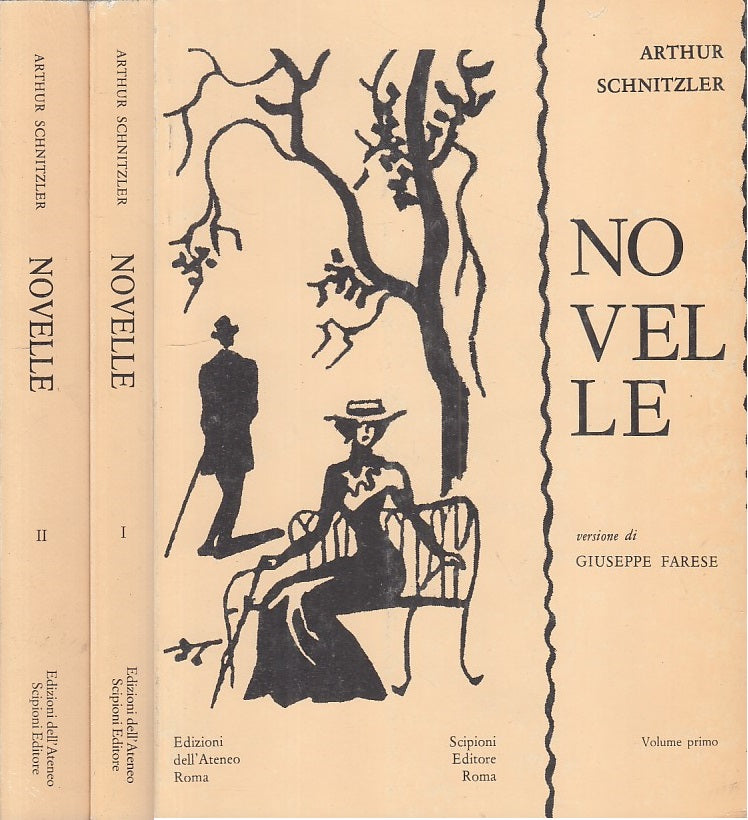 LN- NOVELLE 2 VOLUMI - ARTHUR SCHNITZLER - ATENEO SCIPIONI --- 1985 - B - YFS403