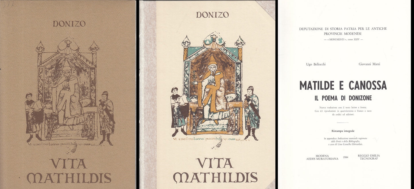 LS- VITA MATHILDIS MATILDE CANOSSA 1112/15- DONIZO- MODENA --- 1984 - C - YFS895