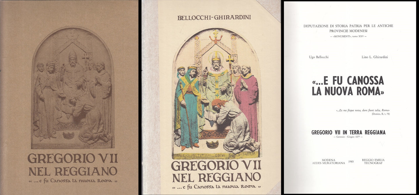 LS- CANOSSA NUOVA ROMA GREGORIO VII REGGIANO 1077-- MODENA --- 1985 - C - YFS895