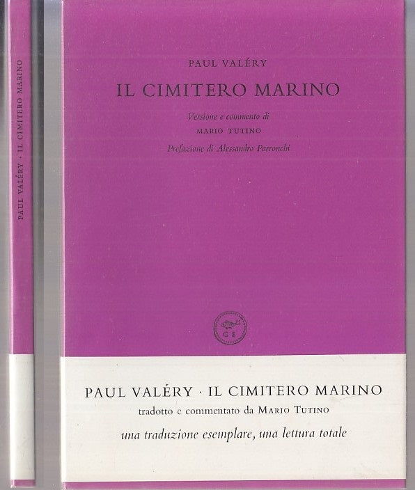 LN- IL CIMITERO MARINO- PAUL VALERY- PESCE D'ORO- SCHEIWILLER-- 1963- BS- XFS117