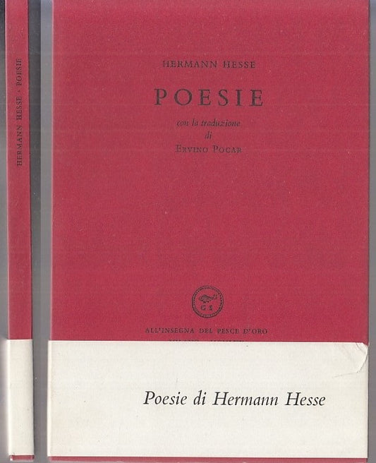 POESIE - HERMANN HESSE - PESCE D'ORO - SCHEIWILLER -- 1965 - B - XFS117