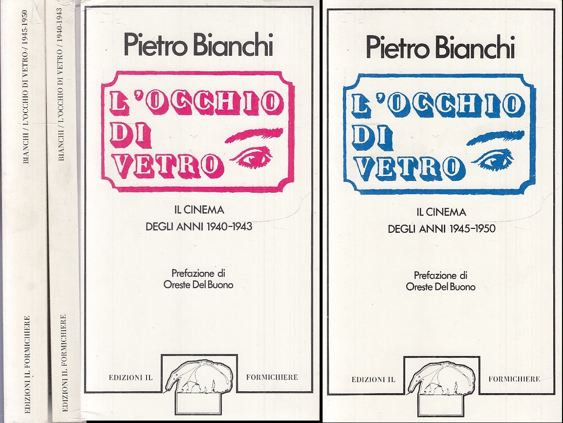 LN- L'OCCHIO DI VETRO 2 VOLUMI- PIETRO BIANCHI- IL FORMICHIERE--- 1978- B-XFS117