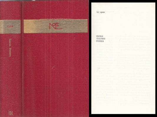 LN- SCRITTORI DEL MONDO NOBEL 1969 SAMUEL BECKETT -- CDE --- 1974 - CS - YFS398
