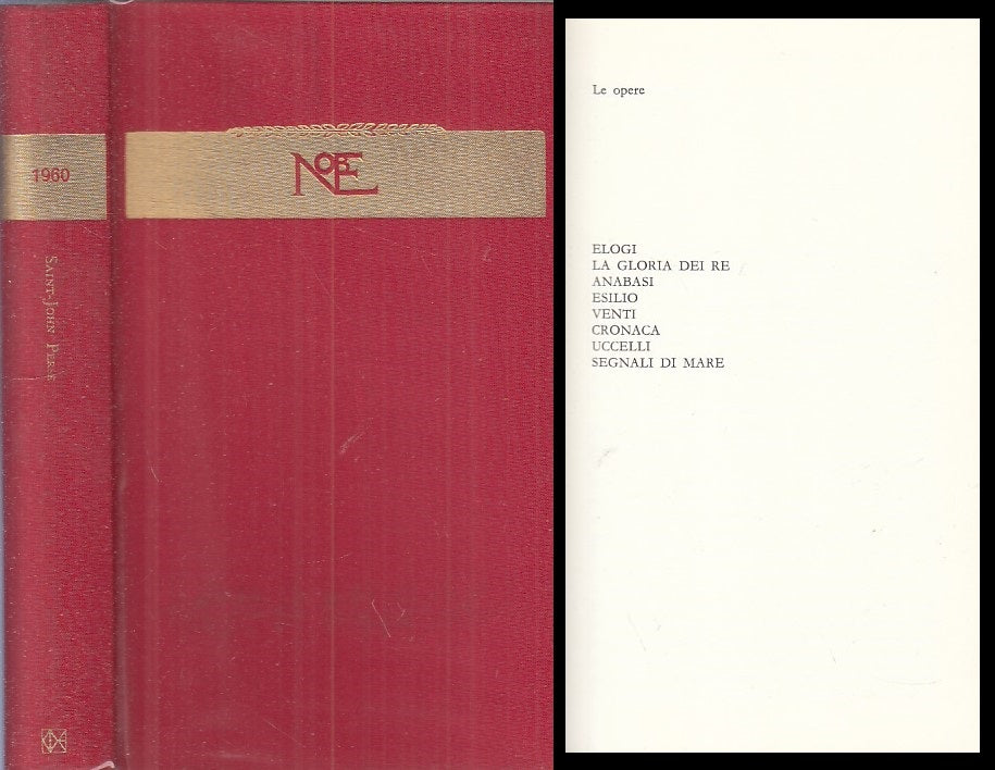 LN- SCRITTORI DEL MONDO I NOBEL 1960 PERSE -- CDE --- 1972 - CS - YFS386