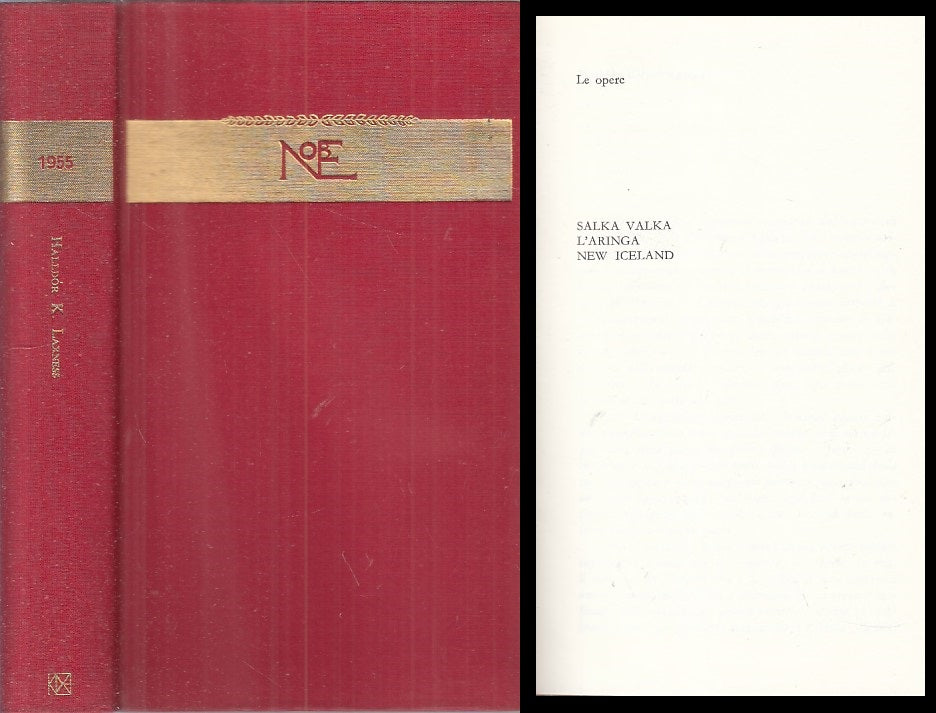 SCRITTORI DEL MONDO I NOBEL 1955 LAXNESS -- CDE --- 1970 - CS - YFS386