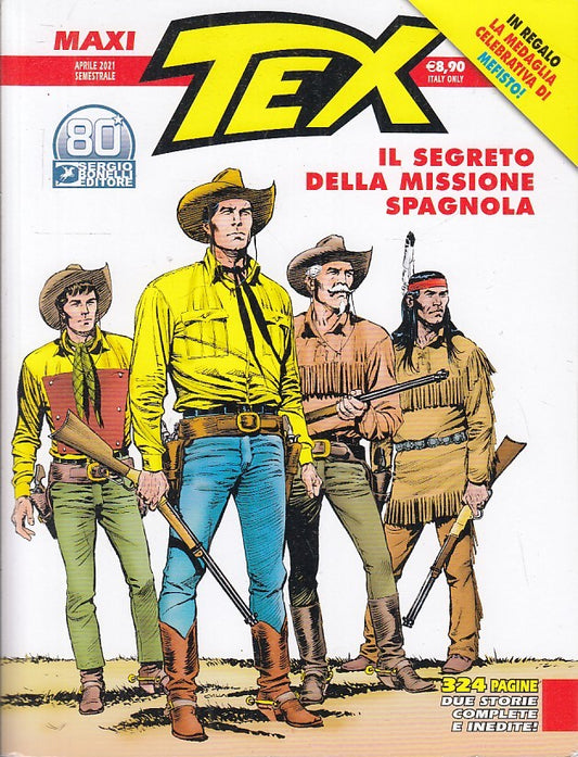 FB- MAXI TEX N.28 IL SEGRETO DELLA MISSIONE SPAGNOLA -- BONELLI - 2021 - B - P23