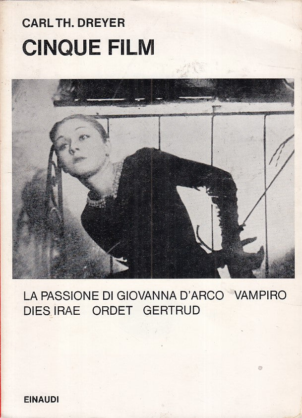 LZ- CINQUE FILM GIOVANNA D'ARCO VAMPIRO- DREYER - EINAUDI --- 1967 - BS - YFS419
