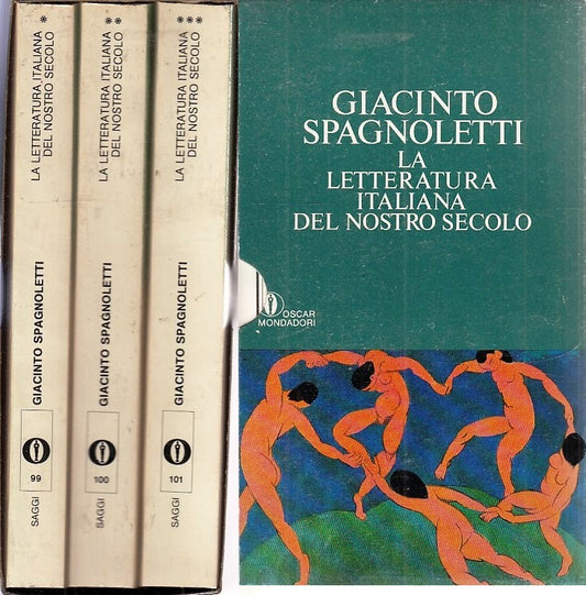LETTERATURA ITALIANA DEL NOSTRO SECOLO 1/3 - SPAGNOLETTI---- 1985- B- ZFS776