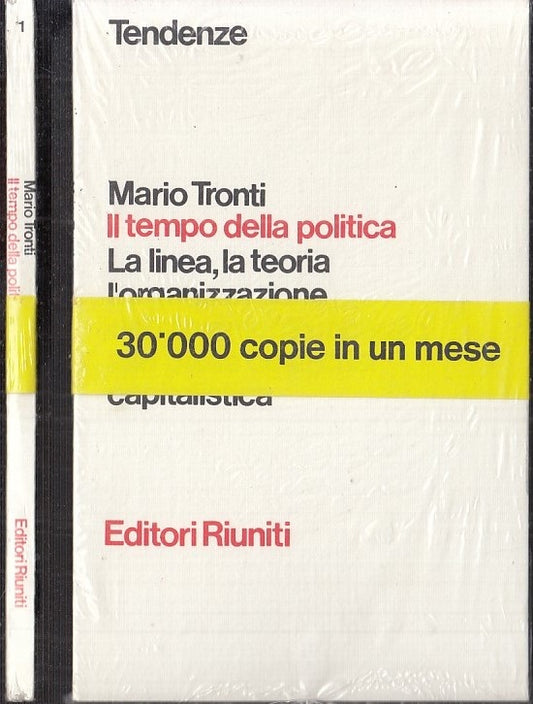 LS- IL TEMPO DELLA POLITICA - MARIO TRONTI- RIUNITI--- 1980- B- XFS118