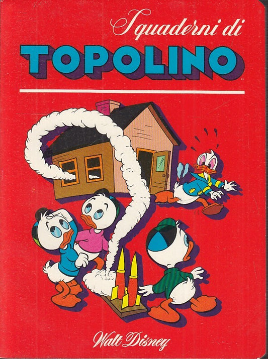 FD- I QUADERNI DI TOPOLINO QUI QUO QUA QUADRETTI ROSSO NUOVO DISNEY PIGNA XFS118