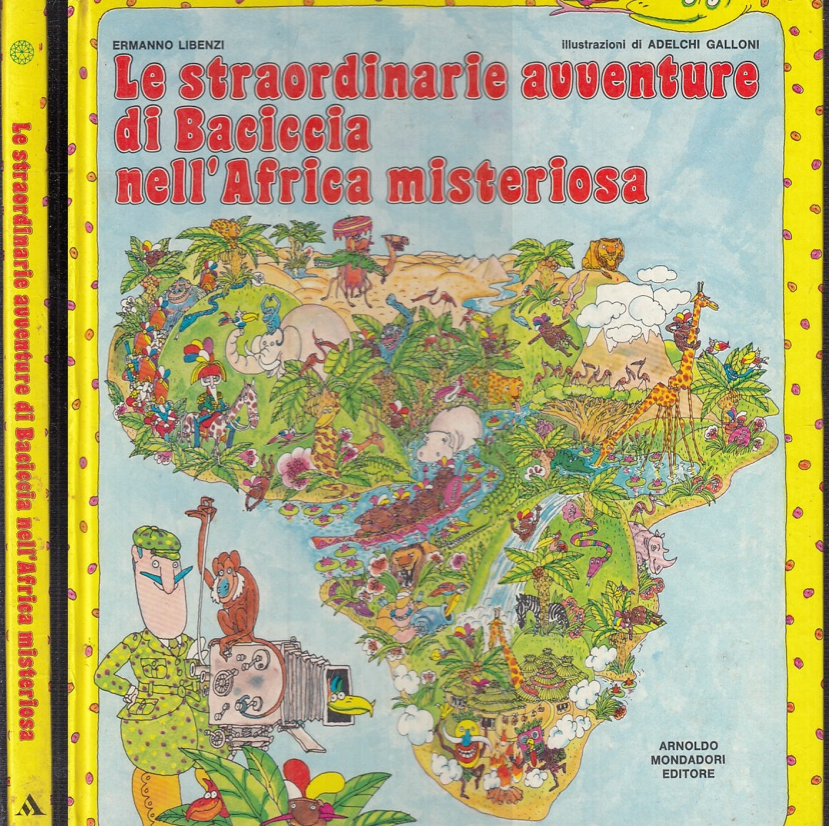 LB- STRAORDINARIE AVVENTURE DI BACICCIA AFRICA MISTERIOSA -- MONDADORI - 1973- C