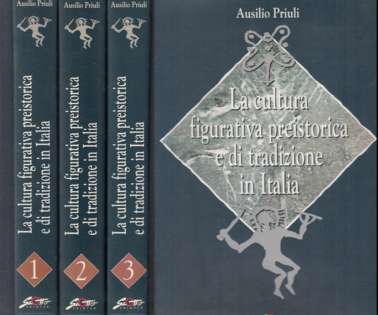 LS- LA CULTURA FIGURATIVA PREISTORICA IN ITALIA 3 VOLL- PRIULI---- 1991- CS- YFS