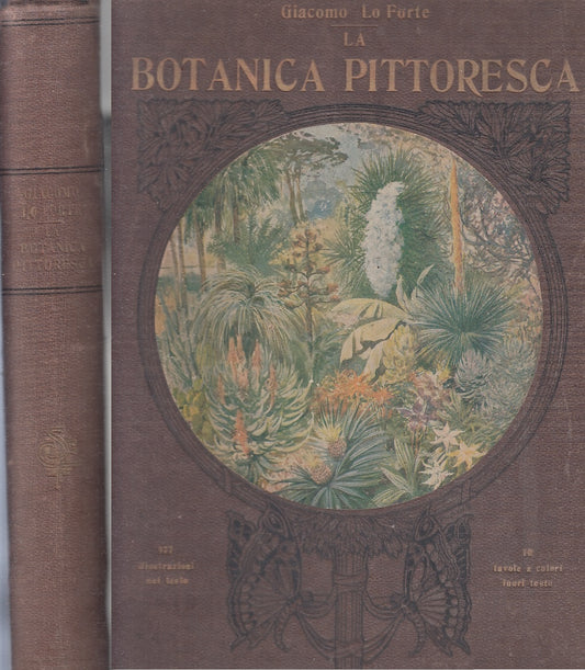 LZ- BOTANICA PITTORESCA ILLUSTRATO - LO FORTE - SONZOGNO --- 1900- C- YFS125