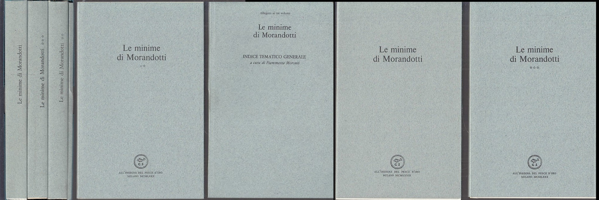 LN- LE MINIME DI MARANDOTTI 4 VOLUMI-- ALL'INSEGNA PESCE D'ORO--- 1979-BS-XFS117