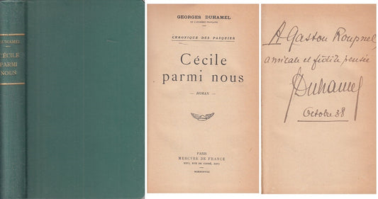 LN- CECILE PARMI NOUS IN FRANCESE - DUHAMEL - PARIS --- 1938 - C - ZFS141
