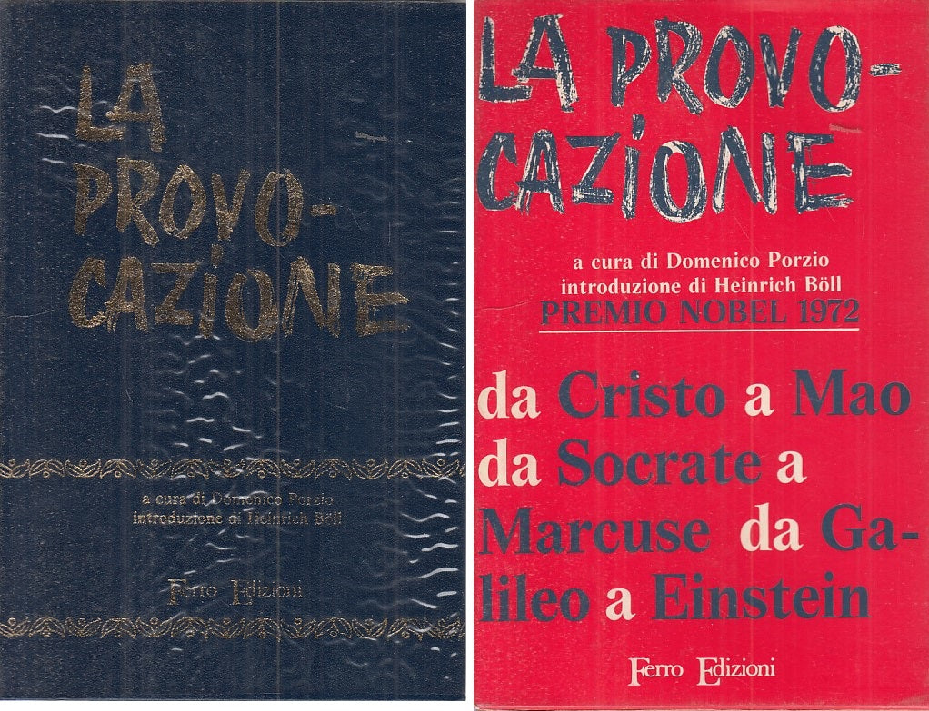 LS- LA PROVOCAZIONE - DOMENICO PORZIO - FERRO --- 1972 - CS - ZFS152