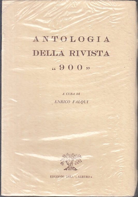 LS- ANTOLOGIA DELLA RIVISTA DEL 900 BLISTERATO -- DELL'ALBERO--- 1958- B- XFS118