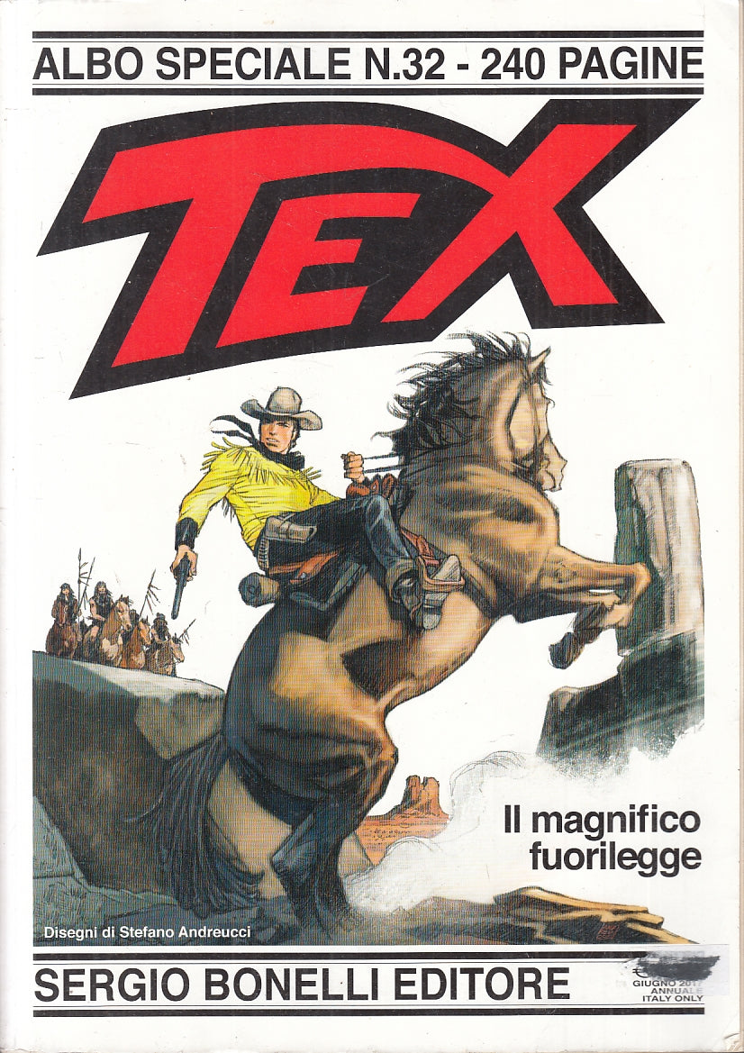 FB- TEXONE TEX SPECIALE N.32 IL MAGNIFICO FUORILEGGE-- BONELLI- 2017- B- TDX B