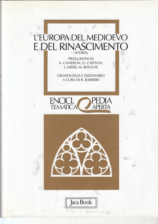 LT- ENCICLOPEDIA TEMATICA L'EUROPA MEDIOEVO E RINASCIMENTO----- 1993- CS- YFS822