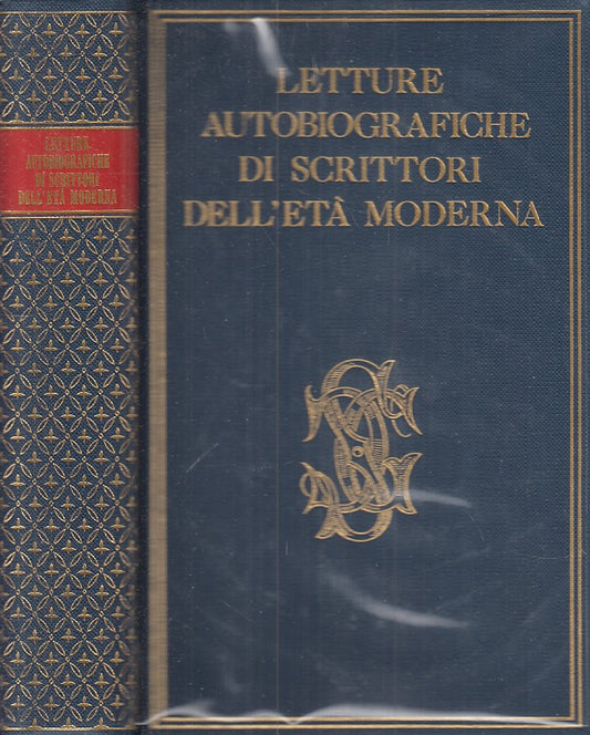 LETTURE AUTOBIOGRAFICHE SCRITTORI ETA' MODERNA-- SANSONI--- 1978- CS - ZFS32