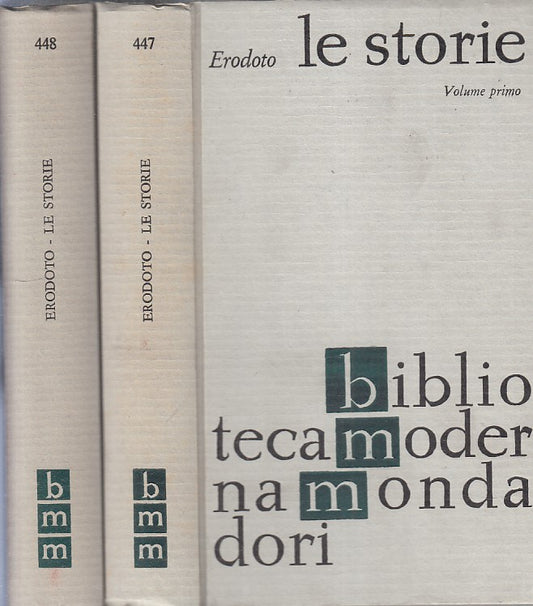 LN- LE STORIE 2 VOLUMI - ERODOTO - MONDADORI --- 1963 - C - ZFS32