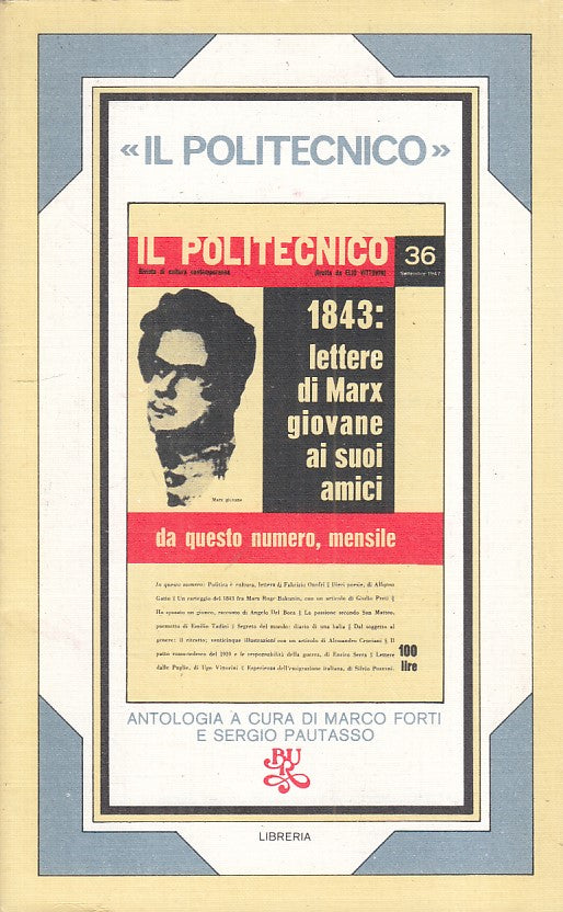 LS- IL POLITECNICO MENSILE N.36 - FORTI PAUTASSO - RIZZOLI --- 1975 - B - ZFS56