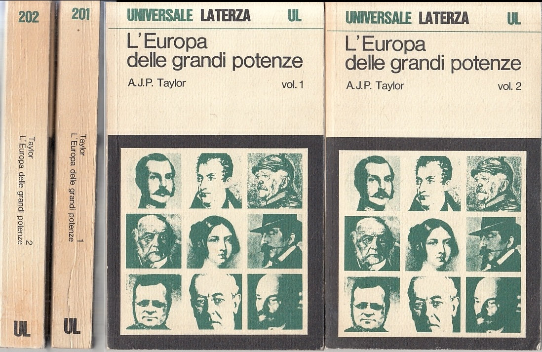 LS- L'EUROPA DELLE GRANDI POTENZE 1/2 - TAYLOR - LATERZA - UL -- 1971- B- XFS118