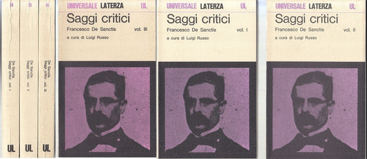 LS- SAGGI CRITICI FRANCESCO DE SANCTIS 1/3 -- LATERZA - UL -- 1974 - B - XFS118