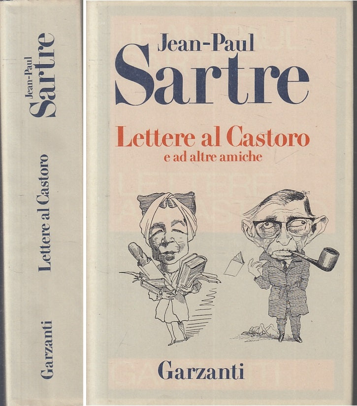 LN- LETTERE AL CASTORO E AD ALTRE AMICHE - SARTRE - GARZANTI--- 1985- BS- XFS119