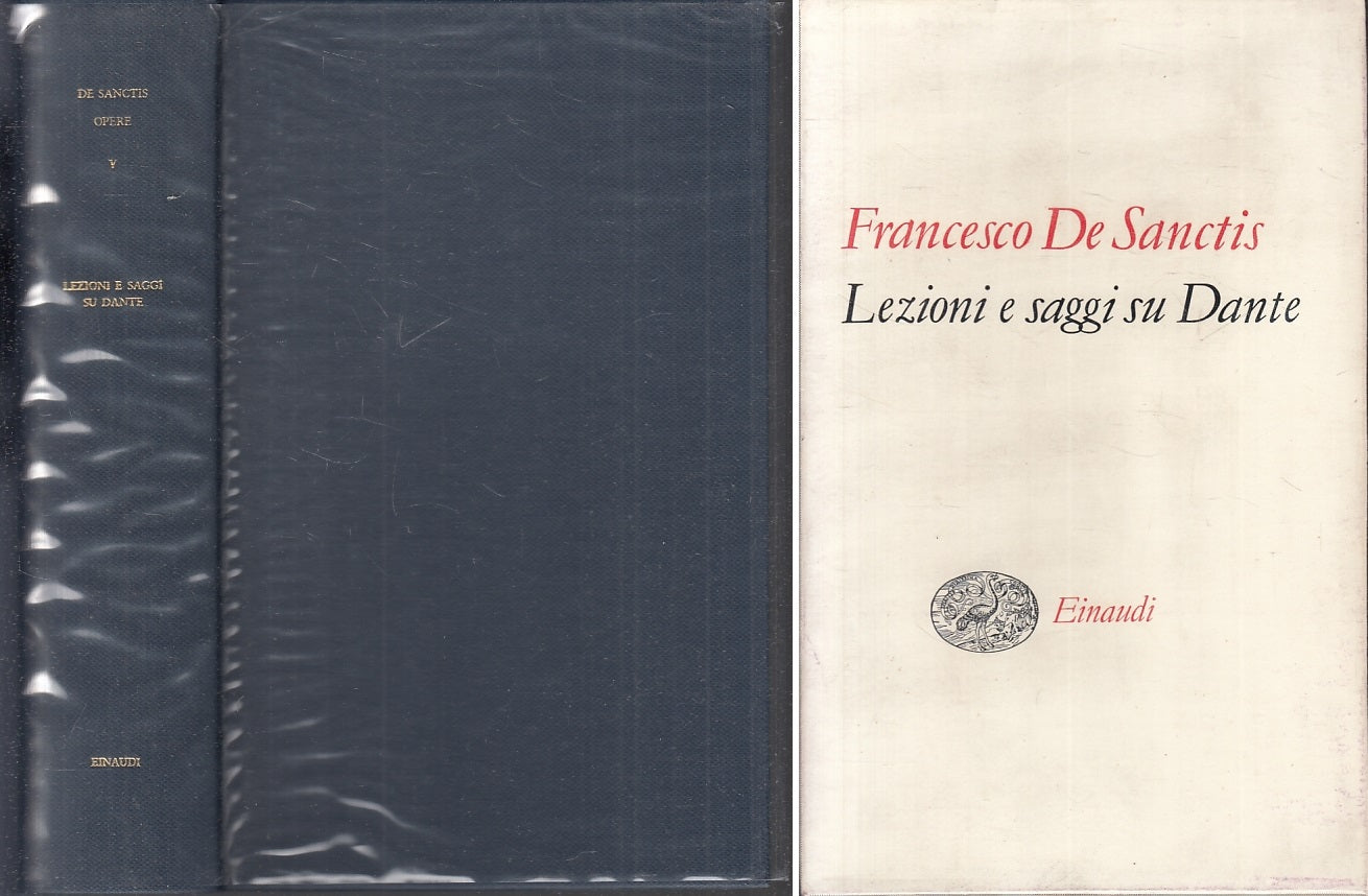 LS- OPERE V LEZIONI E SAGGI SU DANTE - DE SANCTIS - EINAUDI --- 1967- CS- XFS119