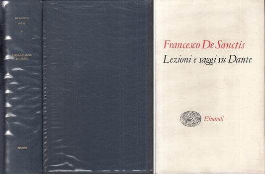 LS- OPERE V LEZIONI E SAGGI SU DANTE - DE SANCTIS - EINAUDI --- 1967- CS- XFS119