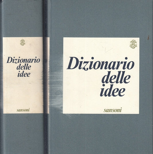 LZ- DIZIONARIO DELLE IDEE -- SANSONI - STUDI FILOSOFICI --- 1977- CS- XFS120