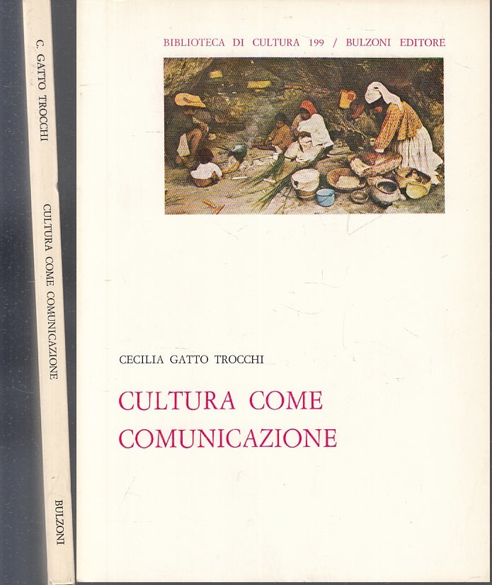 LS- CULTURA COME COMUNICAZIONE - GATTO TROCCHI - BULZONI --- 1981 - B - XFS120