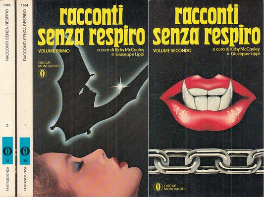RACCONTI SENZA RESPIRO 2 VOLL.-- MONDADORI- FANTASCIENZA-- 1981 - B - YFS272