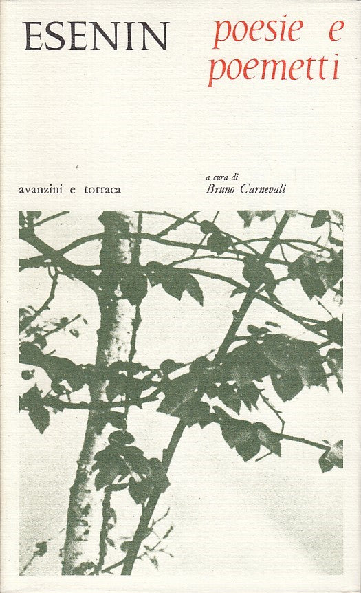 LN- POESIE E POEMETTI - ESENIN - AVANZINI E TORRACA --- 1968 - CS - ZFS186