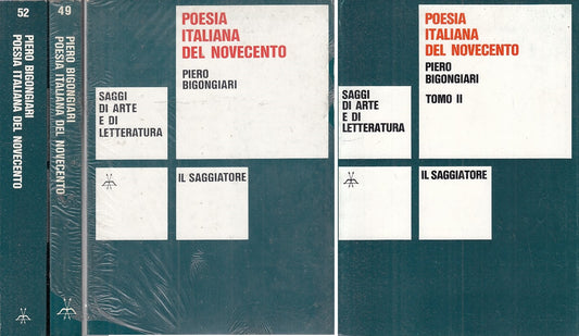 LS- POESIA ITALIANA NOVECENTO 2 VOLL.- BIGONGIARI- SAGGIATORE--- 1980- B- ZFS210