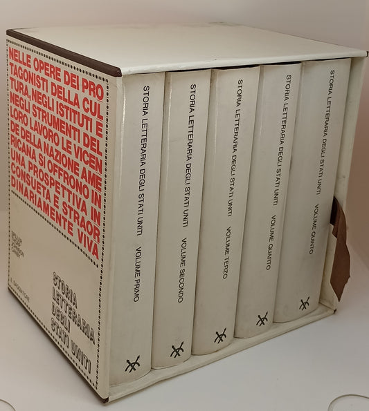 LS- STORIA LETTERATURA STATI UNITI 5 VOLUMI -- IL SAGGIATORE--- 1963- CS- XFS122